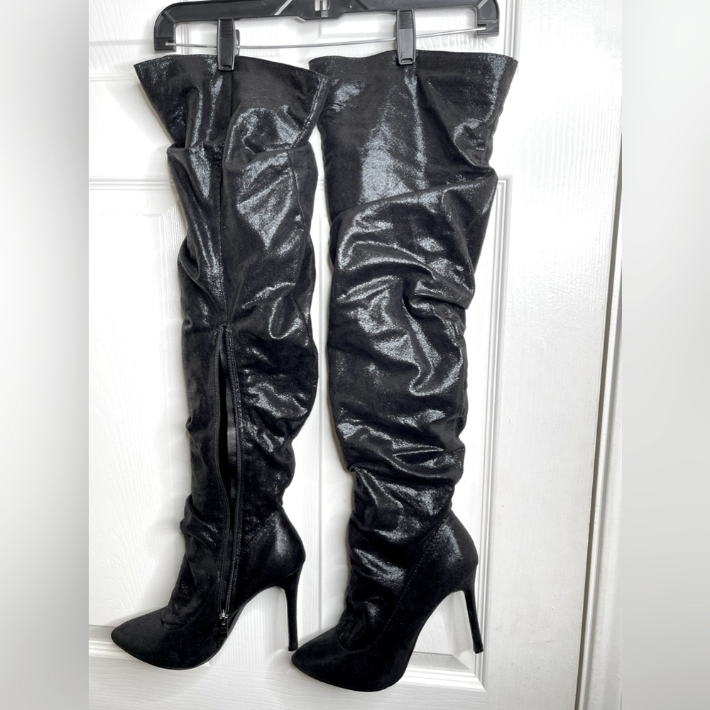 Black Knee/ Thigh High Boots